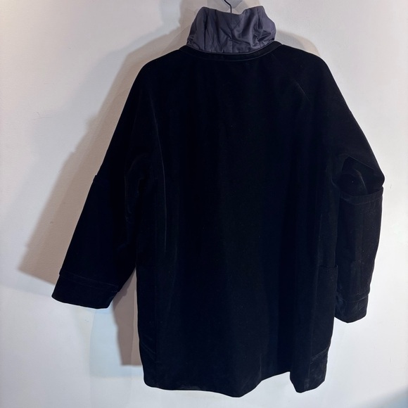 SISSY ME VELVET COAT Sz L Floral Embroidery Funnel Collar Puffer Style NEW - Picture 6 of 12